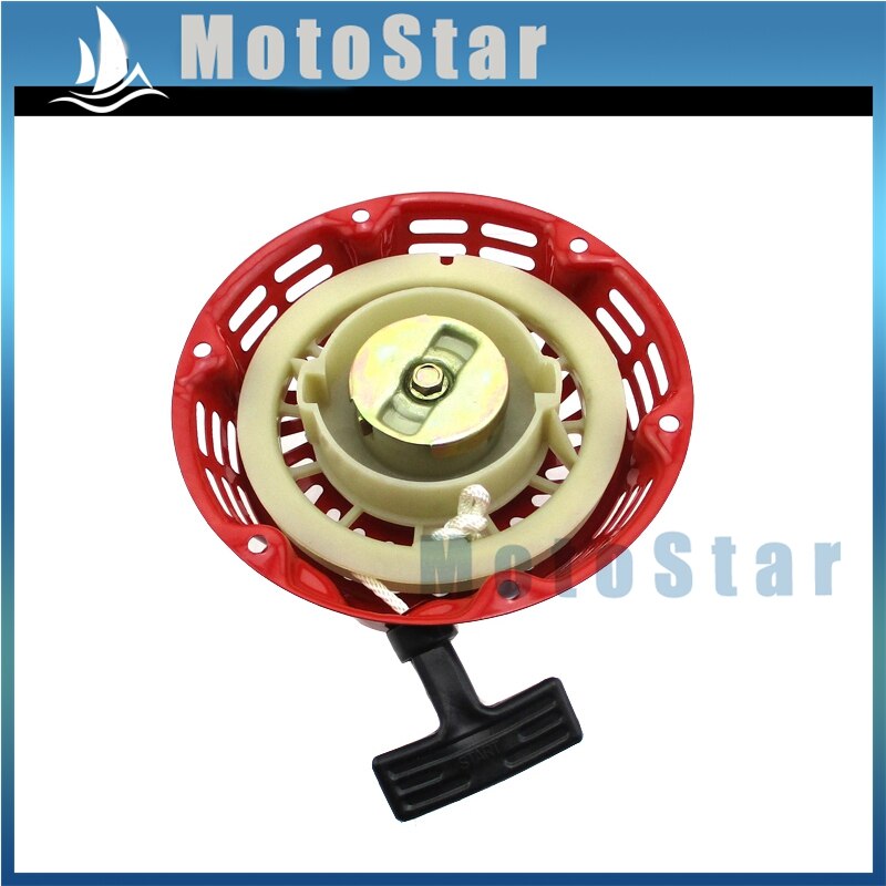 Red Recoil Pull Starter With Cup For Honda 5.5HP GX160 6.5HP GX200