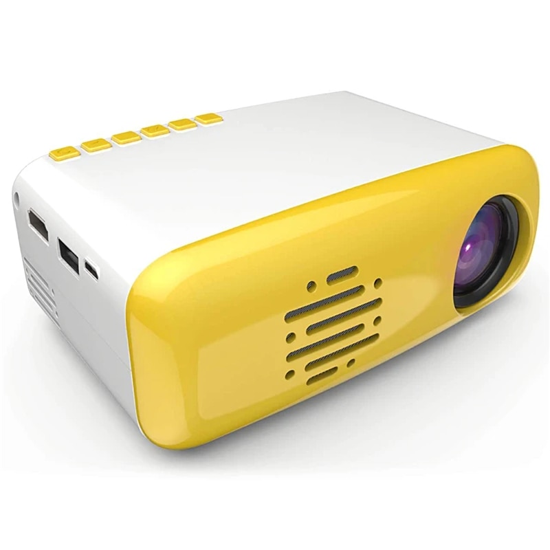 EU 5V Portable LCD MINI Projector 99 Lumen NR18 LED 320*240 Home Entertainment Multi-functional Early Education Projector