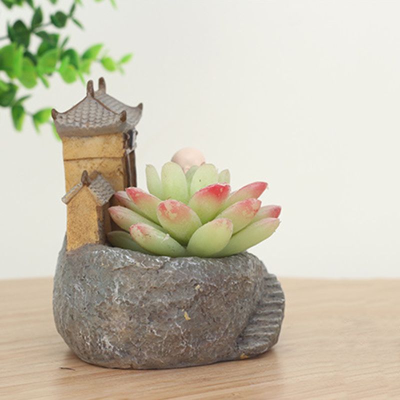 Pastorale Creatieve Cartoon Weinig Monnik Bloempot Decoratie