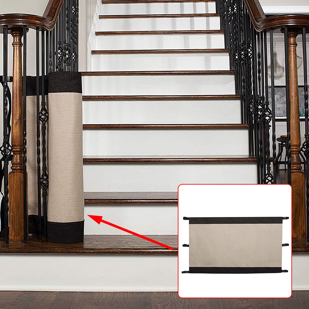 Pet Fence Stairway With Buckles Dog Gate Safety Protection Durable Enclosure Indoor Outdoor Babies Net Guard Folding Doorway