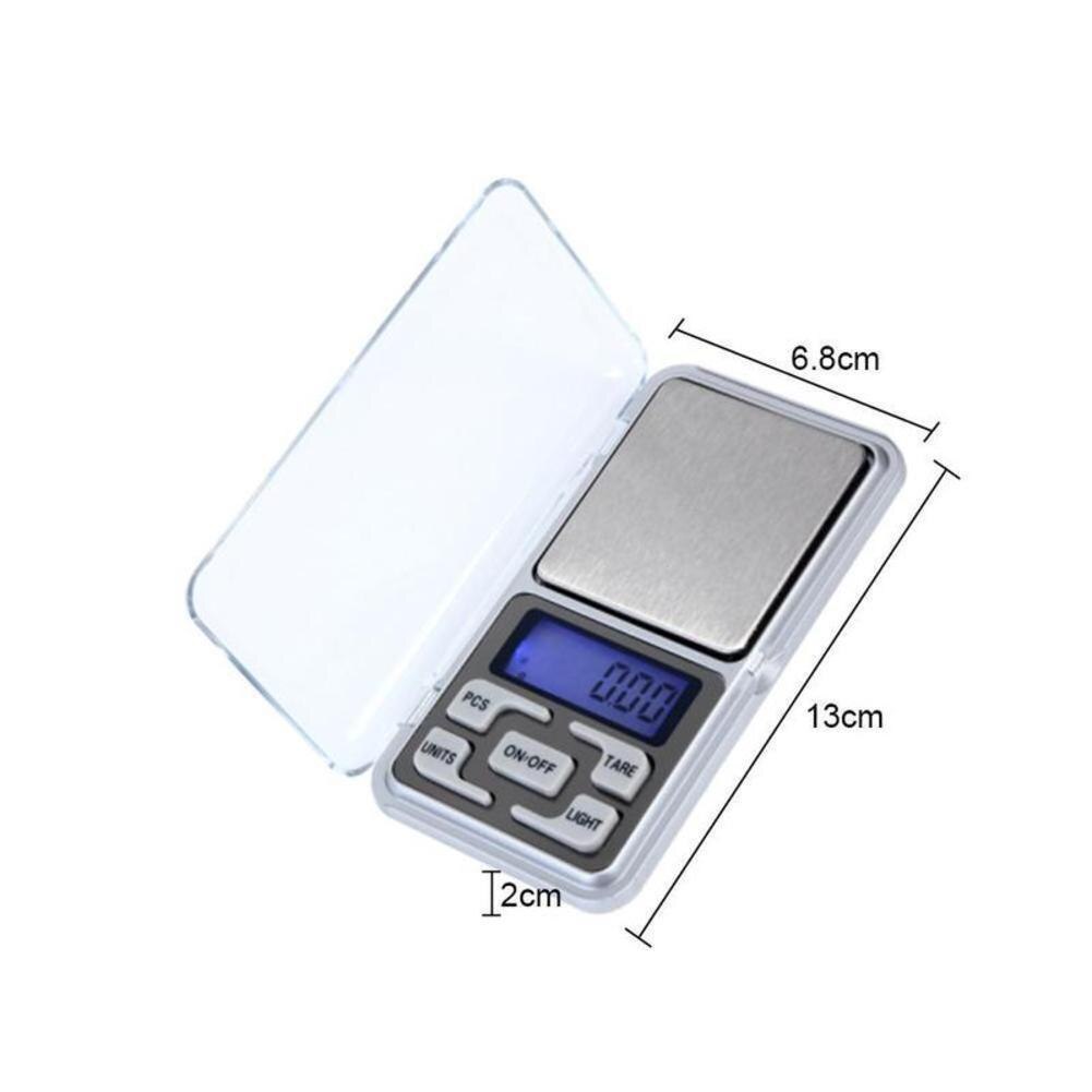 100/200g Convenient LCD Display Digital Scale 0.01 Precise Pocket Electronic Balance Gram Weight For Kitchen Jewelry Weighing