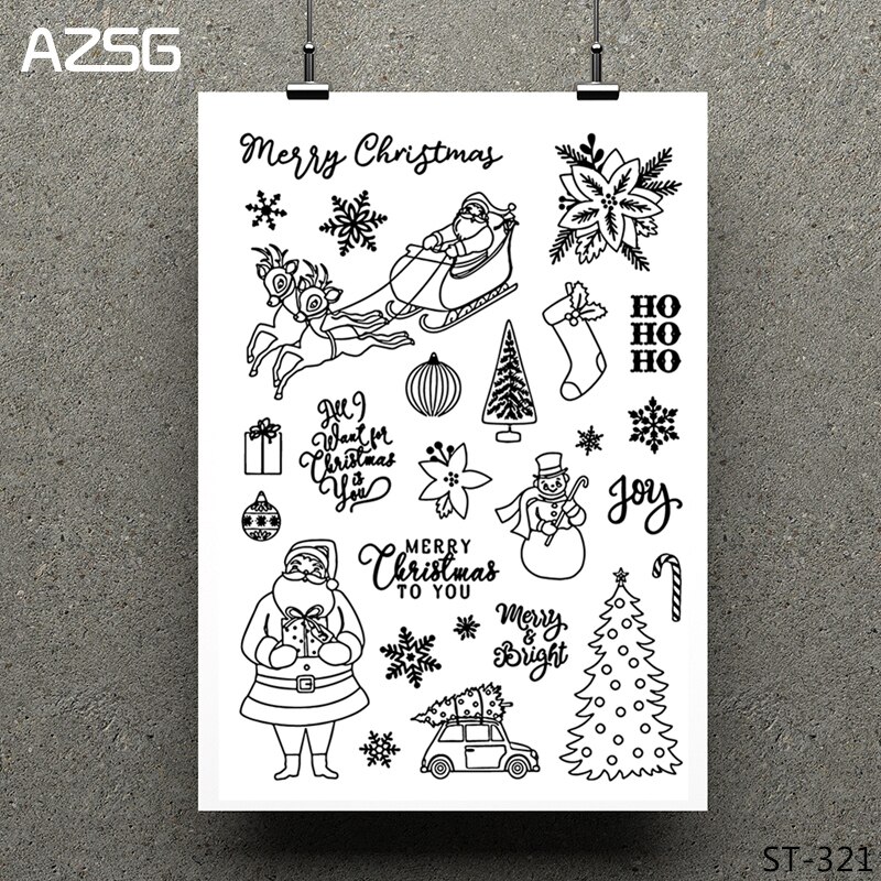 Julsnögubbe/tomten genomskinlig klar stämpel för gör-det-själv scrapbooking/fotoalbum dekorativa klara stämpelark 11*16cm