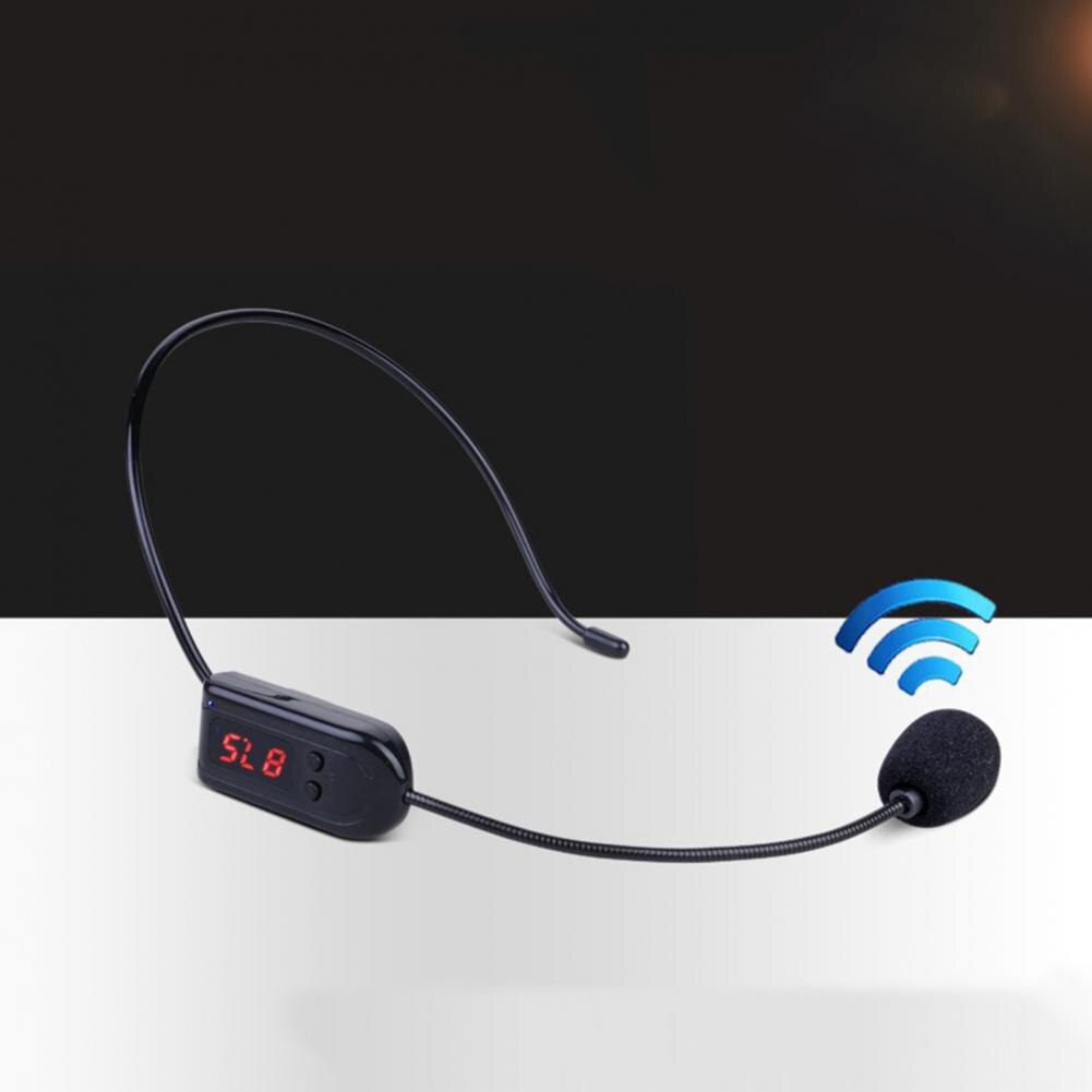 Micrófono de Radio práctico, inalámbrico, para profesores, megáfono, Plug Play, FM