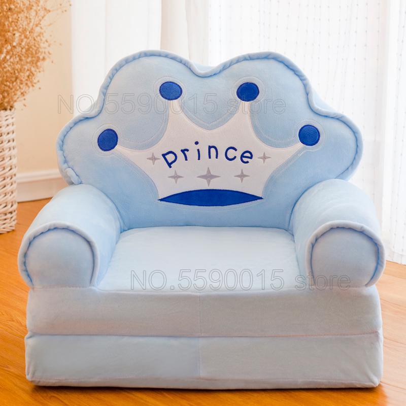 Silla Mona niños sofá taburete plegable de dibujos animados para niños sofá taburete de bebé se puede lavar silla lavable para niños: 4
