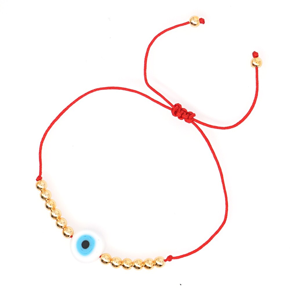 Go2Boho bracciale occhio greco bracciale malocchio Turco per donna Trendy 2021 gioielli Ojo Turco Pulsera braccialetti impilabili in corda: QT-B200006A