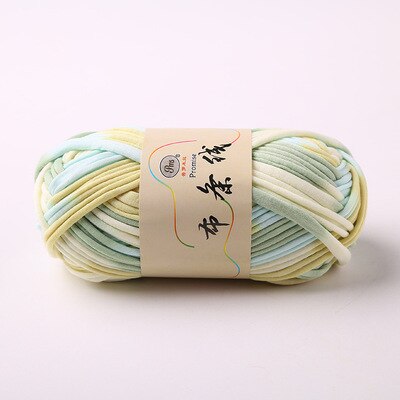 Fils de tissu fantaisie pour sac à crochet | Fil mélangé en coton doux fait à la main, coussin de couverture pour tricot à la main 2cm 30m: 6