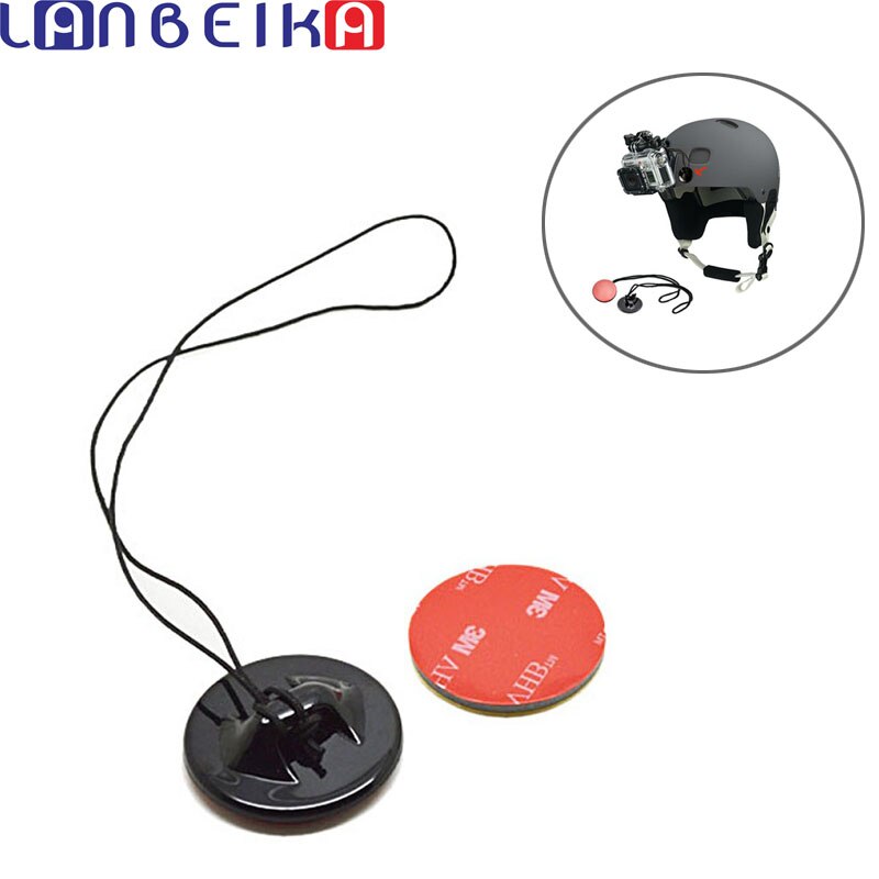 LANBEIKA-Cierre de seguro de seguridad para surfear, adhesivo de montaje para Gopro Hero 10, 9, 8, 7, SJCAM SJ4000 Yi 4K, accesorio para DJI: 2 PCS