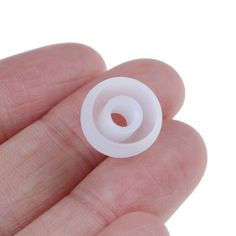 6 Paar 2 *(S/M/L) Wit/Zwart Zacht Doorzichtig Siliconen Vervangende Oordopjes Kussens Oorkussentjes Covers Voor Oortelefoon Hoofdtelefoon