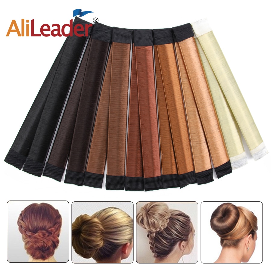 S/M/L Donut Hair Bun Maker Hair Styling Tools Hair Sponge White/Brown/Black Colors Best Hairstyle Accessories