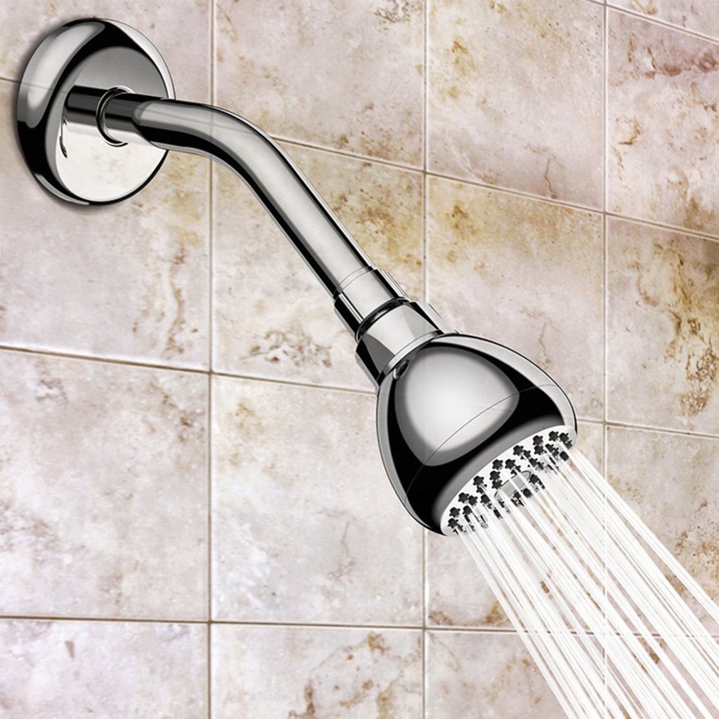 In-wall Rain Shower Plastic Small Top Spray Pressurized Water-saving Bath Shower Head 3 Inch Leak-proof Fixed Shower Head