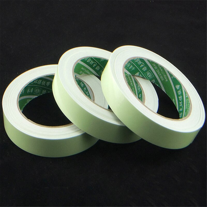 Green Luminous Tape Self Adhesive Glow In The Dark Stickers 3m 10m Stage Decorative Luminous Fluorescent Tape Warning Stickers