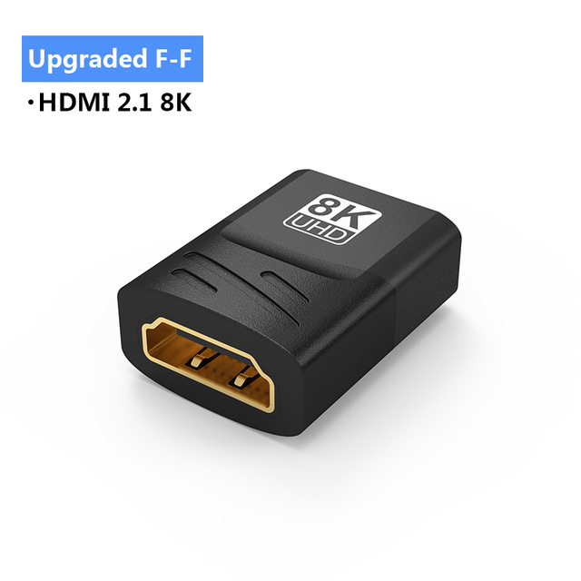 Mini adaptador HDMI 8K @ 60Hz 4K @ 120Hz Mini HDMI macho a HDMI 2,1 hembra convertidor para PC portátiles tarjeta gráfica extensión Micro HDMI: Rojo
