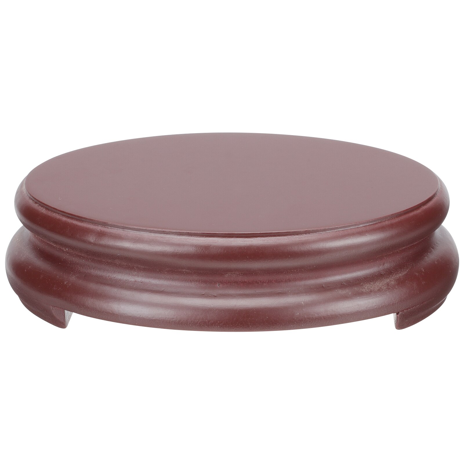 Versatile Wooden Base Statue Holder Flower Vase Pedestal DIY Oblong Base for Shop Home Office