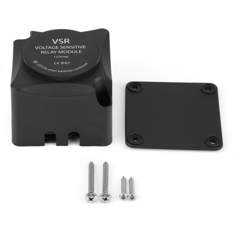 Voltage Sensitive Relay (VSR) Automatic Charging Relay 125A Dual Battery Isolator (VSR) Car Accessories