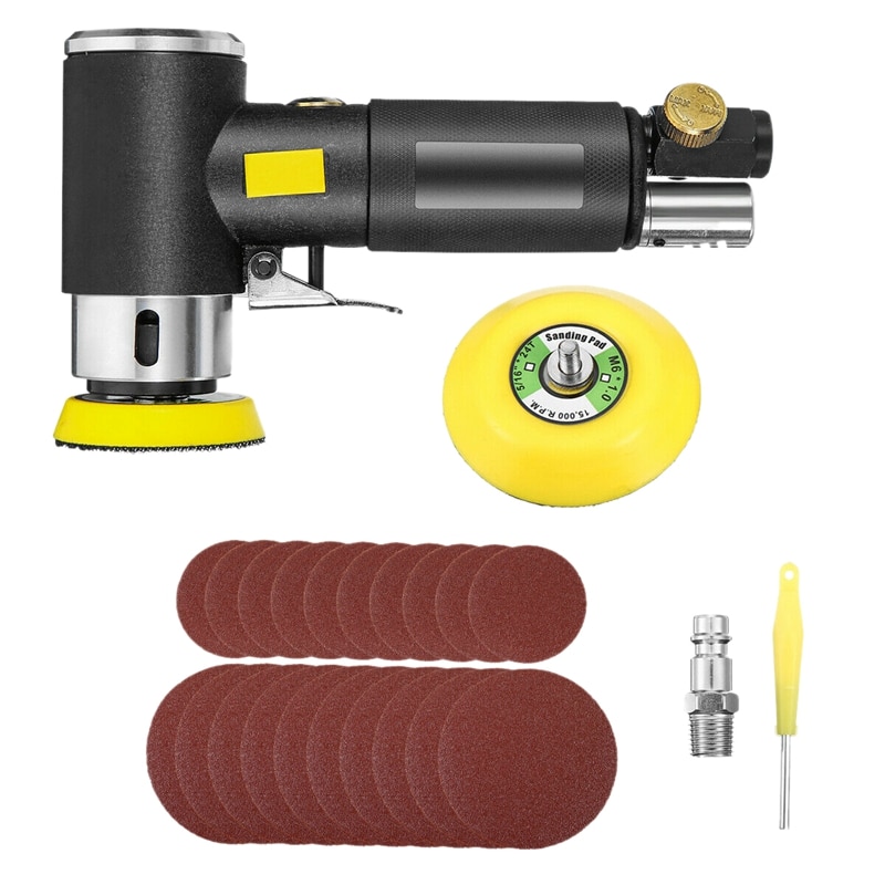 2 Inch 3 Inch Mini Air Sander, Pneumatic Polisher Car Grinding Machine ...