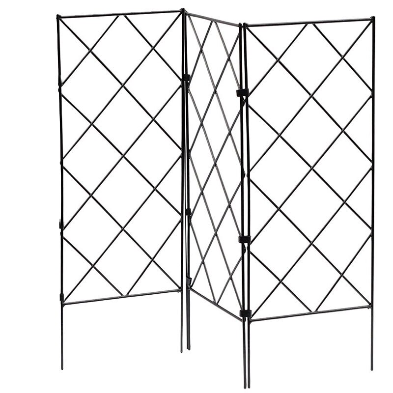 Plant Support Frame Cage Assembled Plant Vegetable Trellis Support Stakes For Indoor Pot Outdoor Use Garden Pea Bean Trellis: Default Title