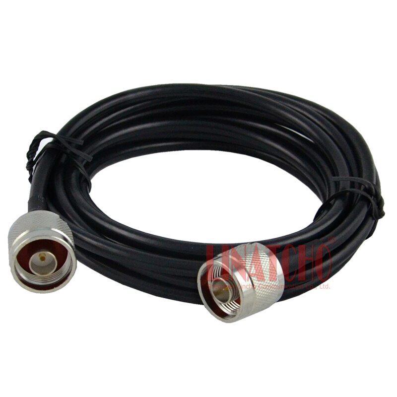 3 Meters RG58U Coaxial Cable with 2 N Male Connector Signal Repeater Indoor Antenna Connecting Cable