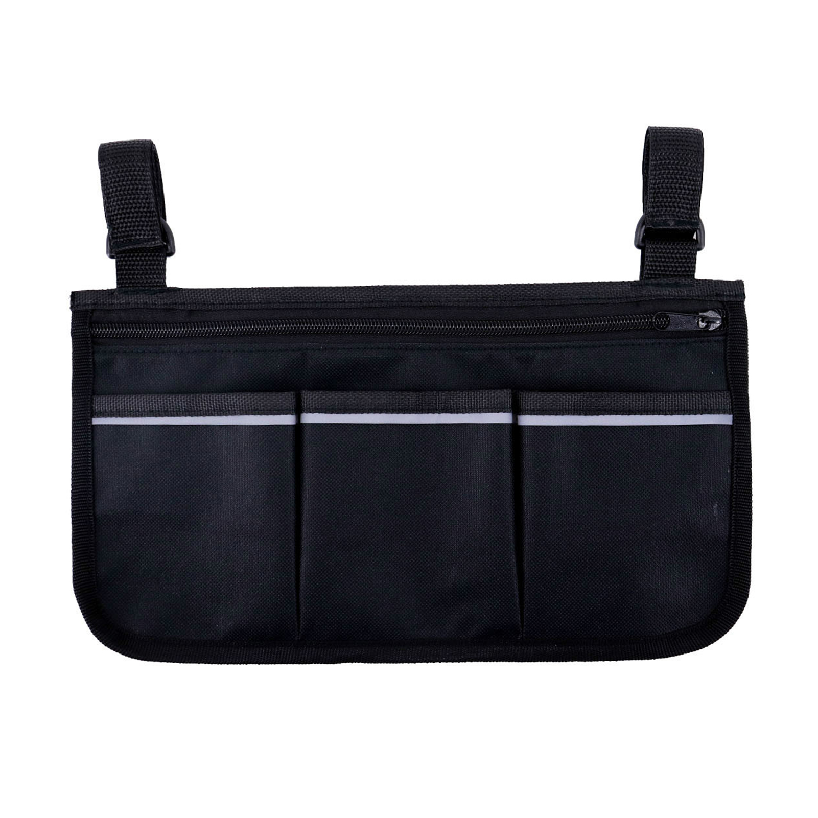 Rollstuhl Tasche mit Taschen Reflektierende Streifen Armlehne Seite Taschen Elektrische Rollstuhl Mobilität Rolle gehen Rahmen Lagerung Beutel: Typ 1