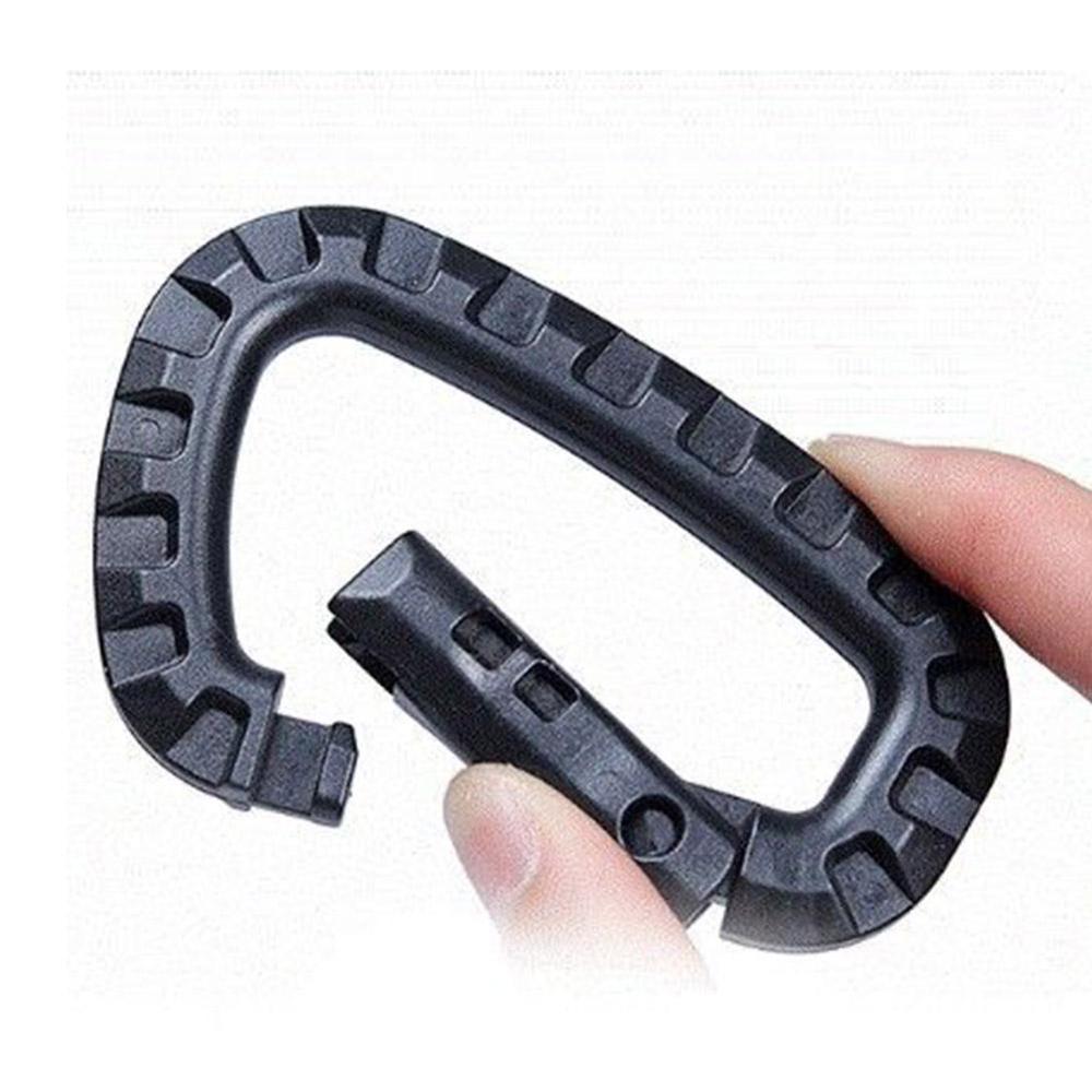 Shackle Carabiner Clip Webbing Backpack Buckle Snap climb Mountain Climbing Outdoor Hike Lock Accessories W8L9