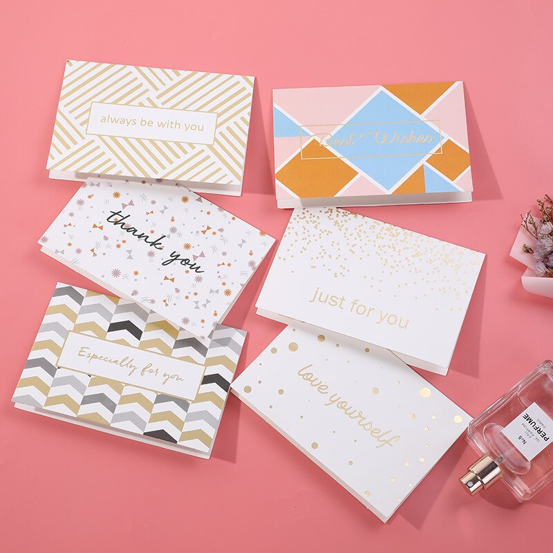 Thank You Card With Envelope, Greeting Card, Blessing Card, Thank You Message Card, Christmas Business Card Set: C - 8.5x12.5cm