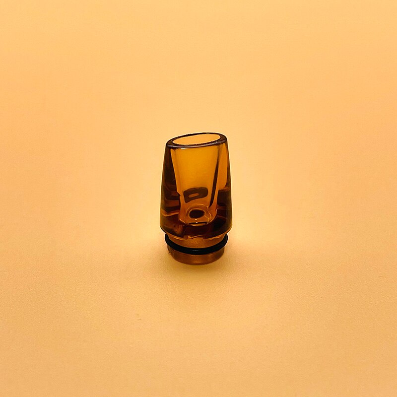 DSXvape fischio Drip Tip 510 bocchino 14.66/17.66mm per dotaio atomizzatore vape tank DotMod DotAIO Pod System/billetta BB Box Mod: Brown B