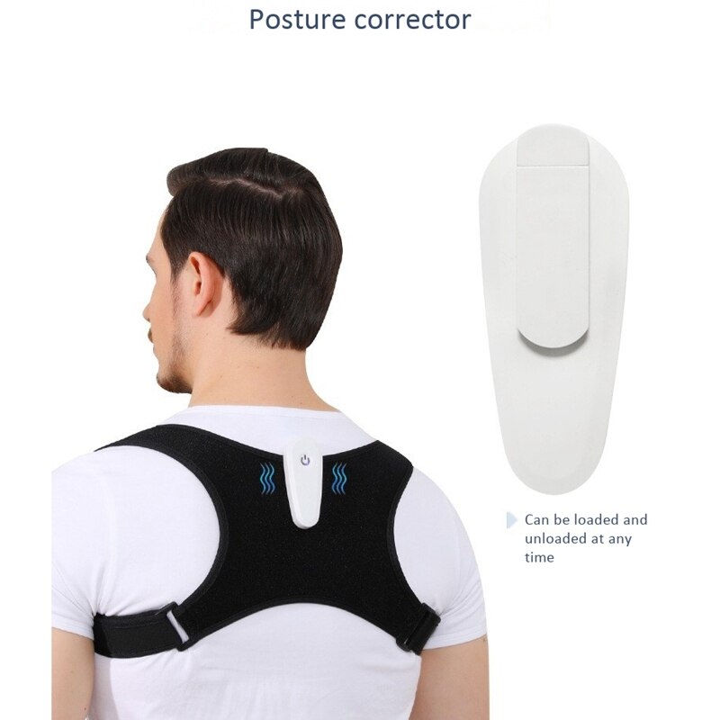 Houding Corrector Smart Trillingen Herinnering Trainer Pijnbestrijding Terug & Bretels Schouders Ondersteuning Voor Mannen En Vrouwen