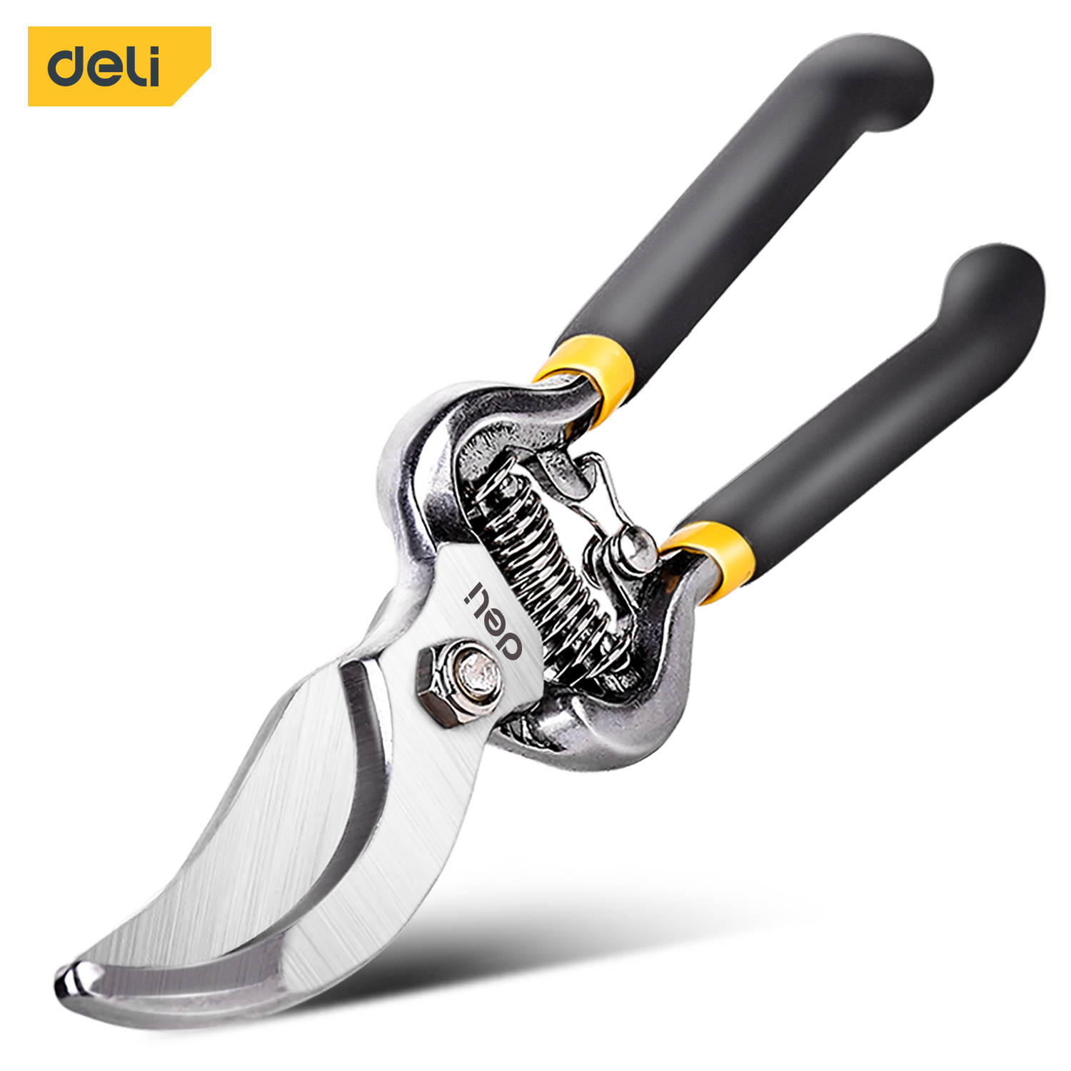 Deli-herramientas de jardín, tijeras de jardinería, podadora de flores, tijeras de jardín, tijeras de setos especiales para césped, ramas de poda para cortador de plantas: Oro