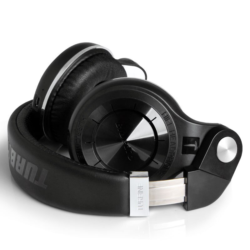 Bluedio T2 + casque stéréo sans fil Bluetooth 5.0 carte sd et casque radio FM avec micro sons de basses élevées