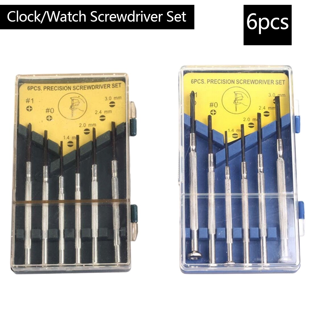 Precision Multifunction Mini Small Screwdriver Set with Slotted Phillips Bits for Watch Glasses Screw driver Repair Tools 6PCS