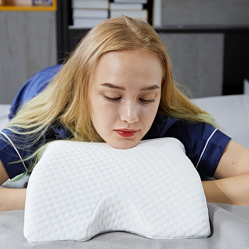 U-Shaped Curved Orthopedic Pillow for Sleep Memeory Foam Hand Pillow Hollow Orthopedic Products Neck Pillow Travel Side Sleepers