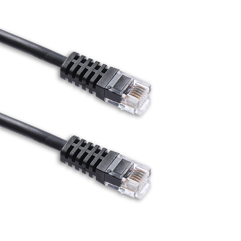 2M molded RJ12 6P6C to RJ12 6P6C Cable for Replacing Fanatec ClubSport Shifters / Pedals Cable