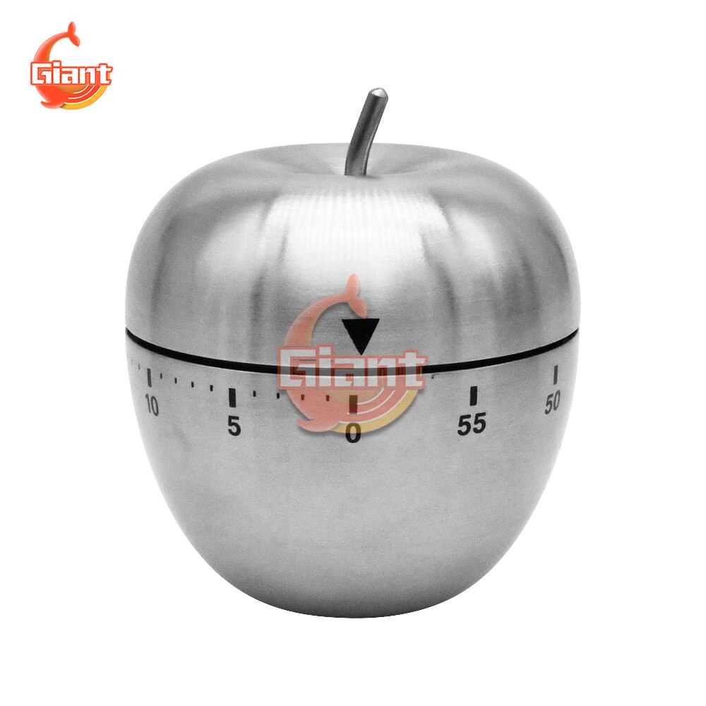 60 Minutes 1 Hour Cooking Timer Kitchen Mechanical Egg Timer Student Timing Baking Cooking Reminder Management Countdown: Type Apple