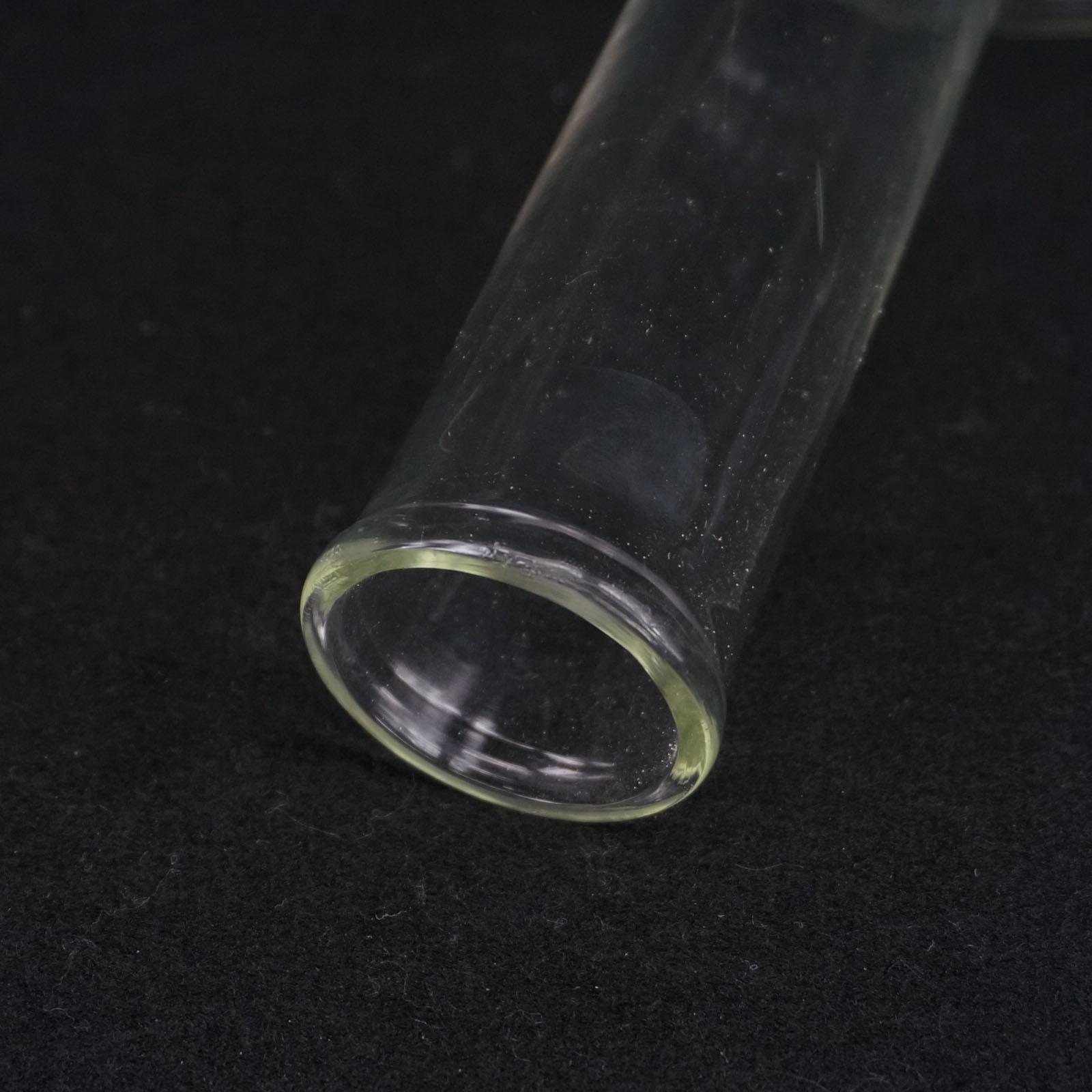 2000Ml Enkele Lange Hals Platte Kolf Thermostabiliteit Voor Laboratorium