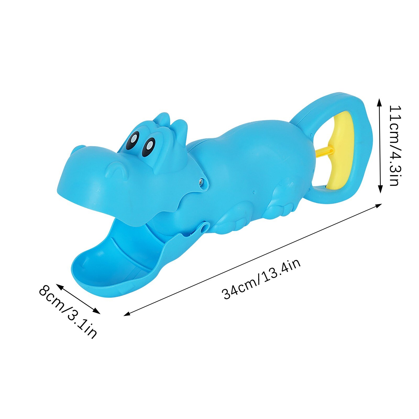 Zand Speelgoed Zomer Voor Kinderen Zand Aniamal Speelgoed Winter Sneeuwbal Maker Clip Maker Zand Mold Tool Hippo/Shark-vorm Juguetes Playa