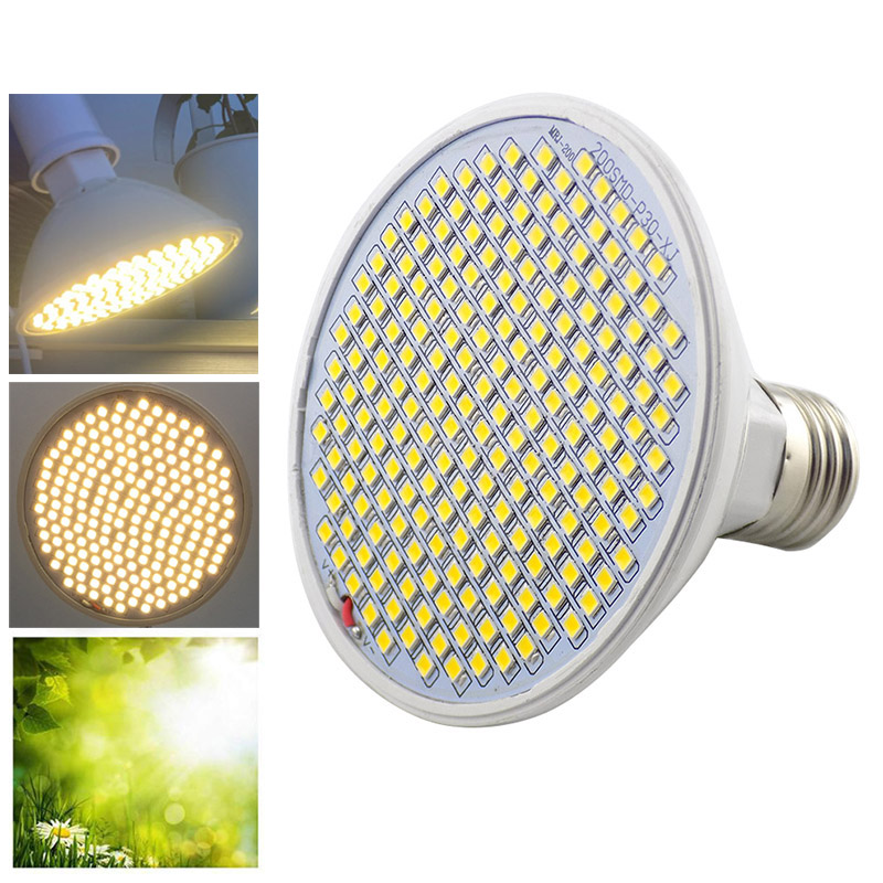 Full Spectrum 200 Led Plant Grow Light Geel Fitolamp Indoor Vegs Cultivo Growbox Tent Thuis Kamer Groene Huis