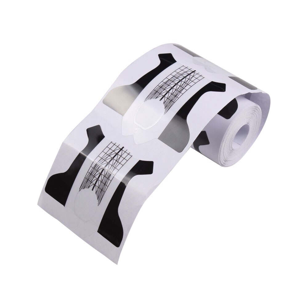 Nail Forms White-black Extension Acrylic Builder Form Guide For Nail Extension Stencil Manicure Tools