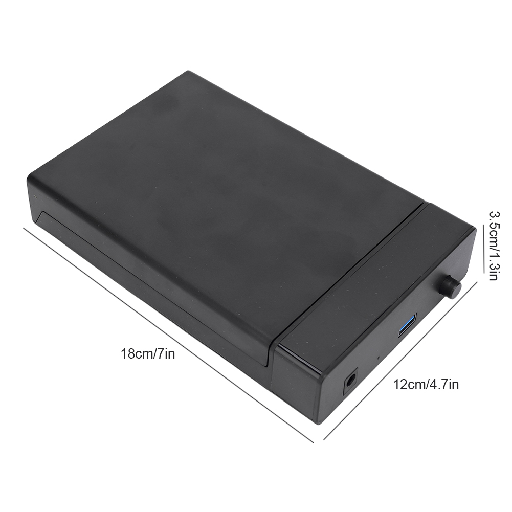 3.5 Inch USB 3.0 SATA External HDD Disk Hard Drive Enclosure Case Type-C External Storage Box Support Hard Drive