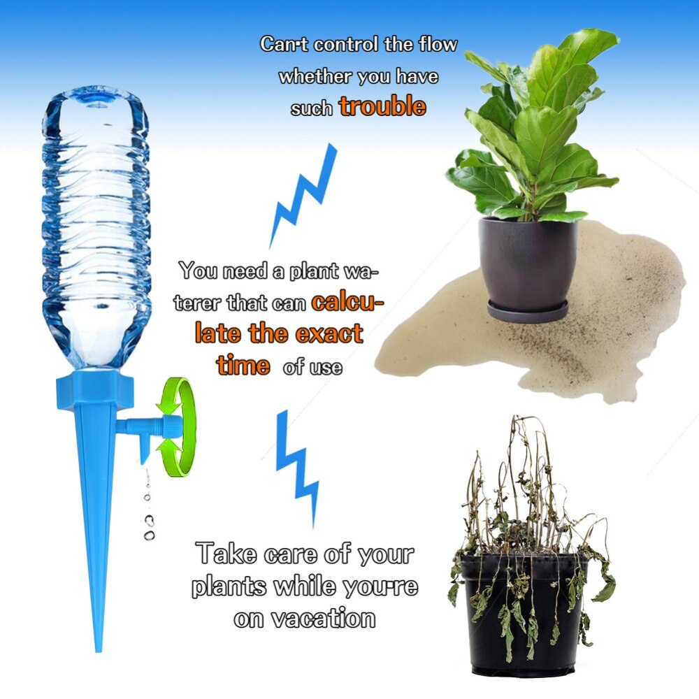 6/12/24 PCS Auto Drip Irrigation Watering System Watering Spike Garden Plants Flower Watering Kits Household Automatic Waterers