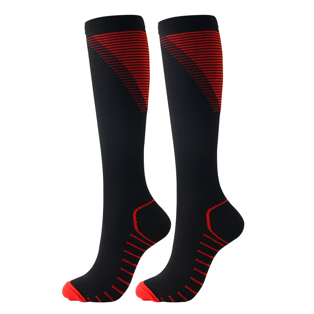 Men Women Outdoor Sports Football Soccer Running Nylon Compression Calf Socks Sports Football Soccer Running Nylon Calf Socks