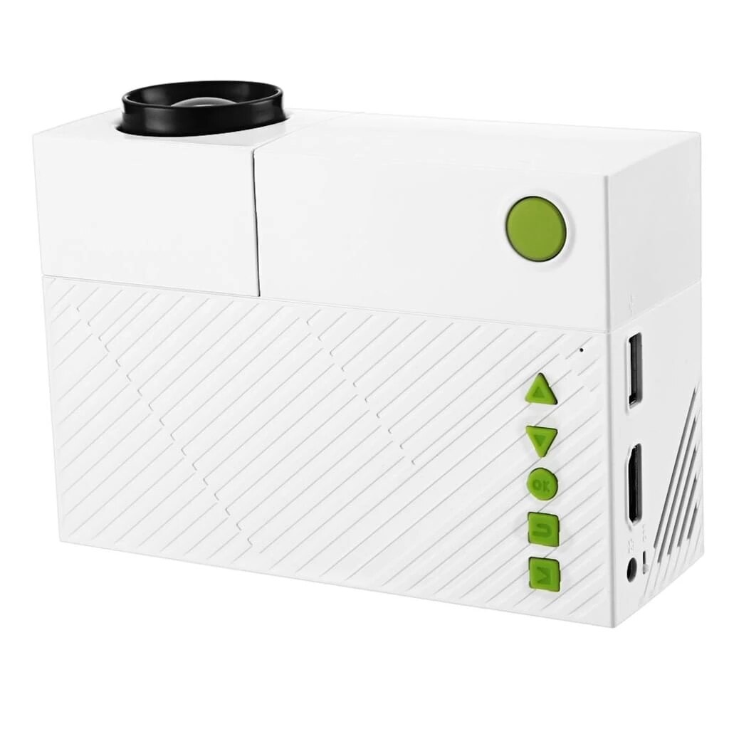 Mini Projector 320x240 Pixels Supports 1080P YG-300 HDMI USB 3.5mm Audio Portable Home Media Player