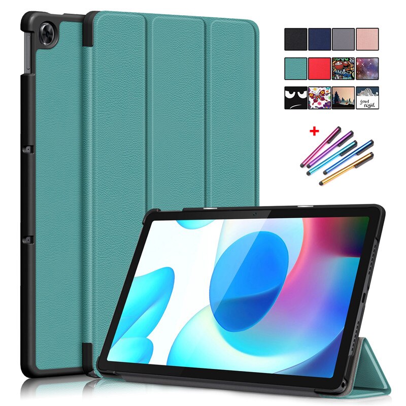 Custodia per Realme Pad custodia da 10.4 pollici tri-fold in pelle PU supporto magnetico custodia per Tablet per Realme Pad 10.4 &quot;custodia