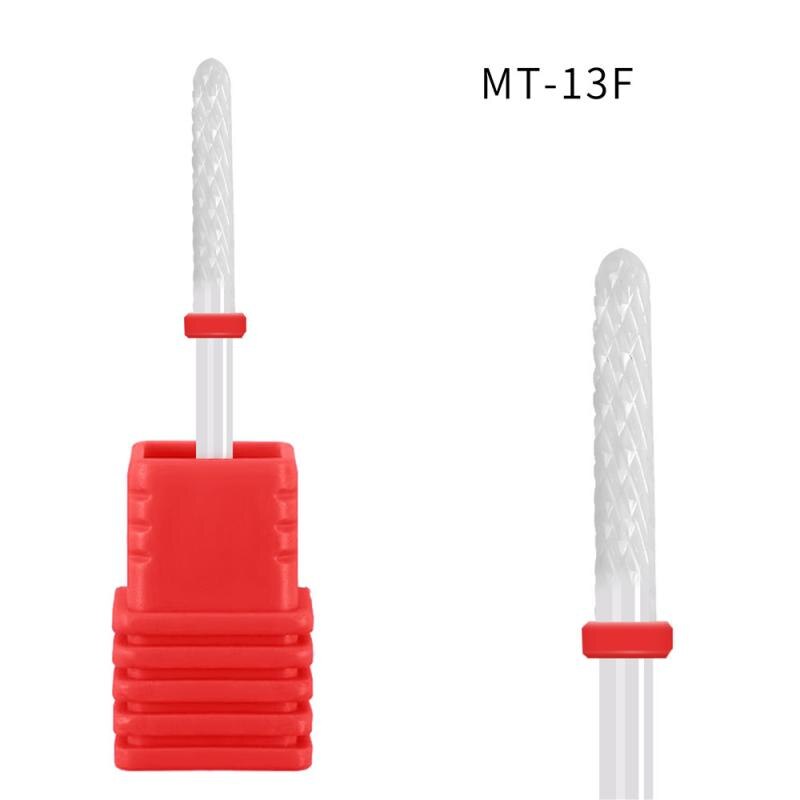 1 stk keramisk neglebor til elektriske manicure boremaskiner maskine neglefile buffere polerhoved nail art udstyr tilbehør: 13