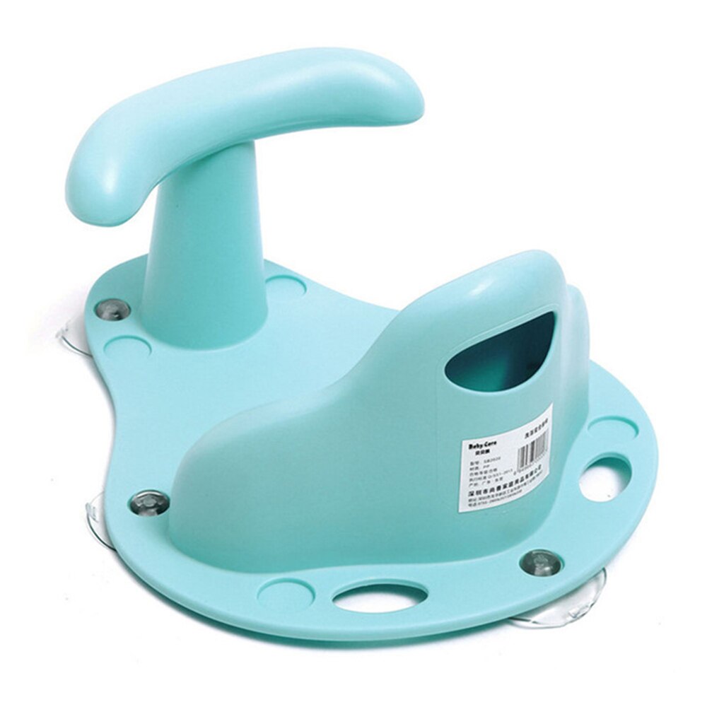 Badkar sits baby badkar pad matta stol säkerhet säkerhet halkskydd barnomsorg barn badplats tvätt leksaker fyra färg 37.5cm: Ljusblå