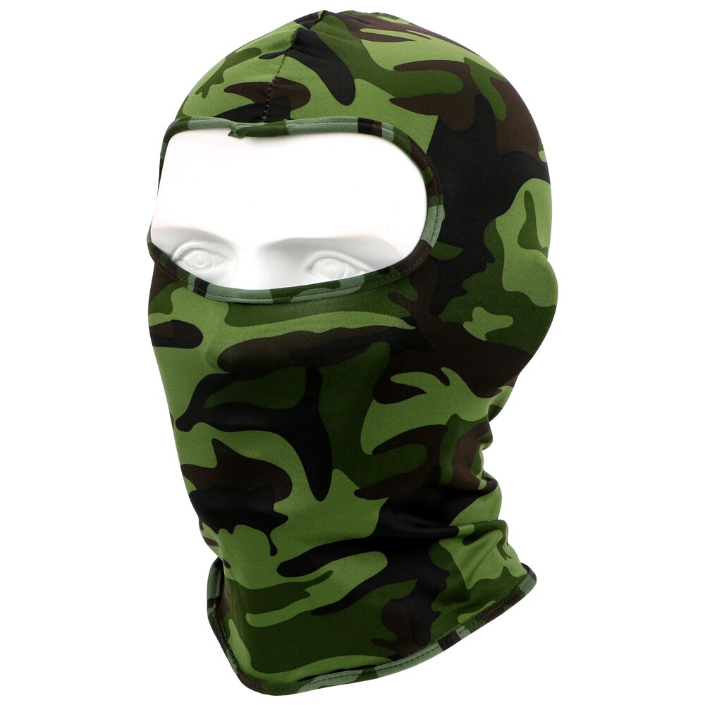 Mascarilla facial de LICRA suave de secado rápido para motocicleta, máscara transpirable de camuflaje para ciclismo, esquí, Snowboard, deportes, cara completa y cuello, gorro de viento: B Camouflage