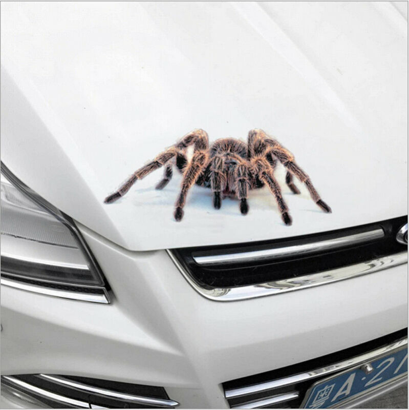 3D Spider Scorpion Animal Print Car Window Bumper Body Decal Sticker Waterproof Removable Wall Art Cartoon Car Stickers