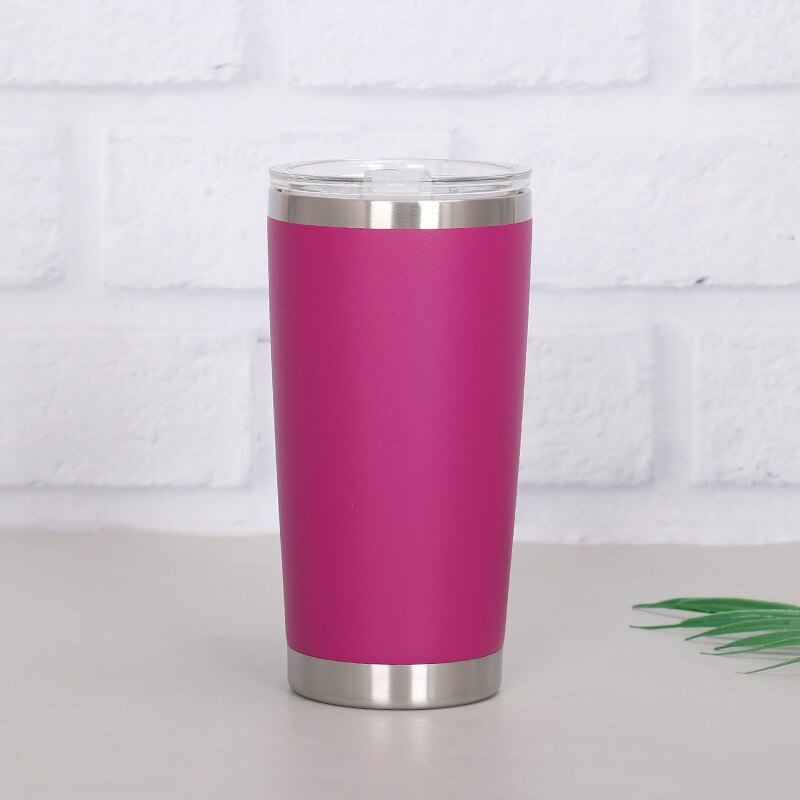 Durable Insulated Ice Cold Beer Mug 20oz Tumbler Stainless Steel Vacuum Double Wall Travel Tumbler Coffee Thermal Mug