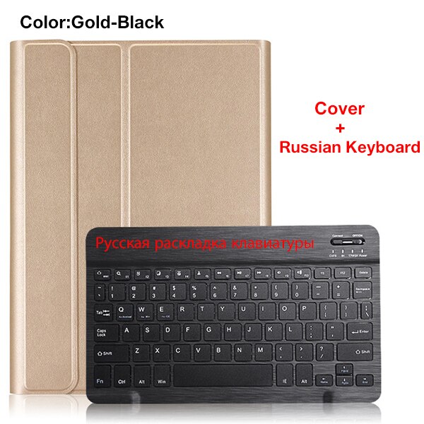 Bluetooth keyboard tablet case for Samsung Galaxy Tab A 10.1 SM-T510 SM-T515 T510 T515 wireless keyboard tablet cover: SM T515 DYBTRU THJ