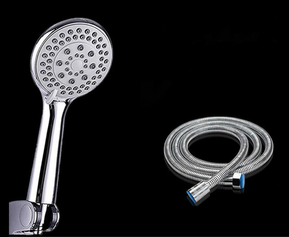 Large Displacement Shower Head Faucet Booster Replacement Parts Adjustable Temperature Shower Head Bathroom Fixture E11726: B