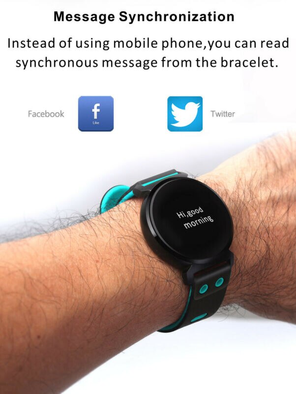 K2 Sport Clever Uhr Armbinde Fitness Tracker Herzfrequenz Blutdruck/Sauerstoff Wasserdichte Clever Armbinde 3E20