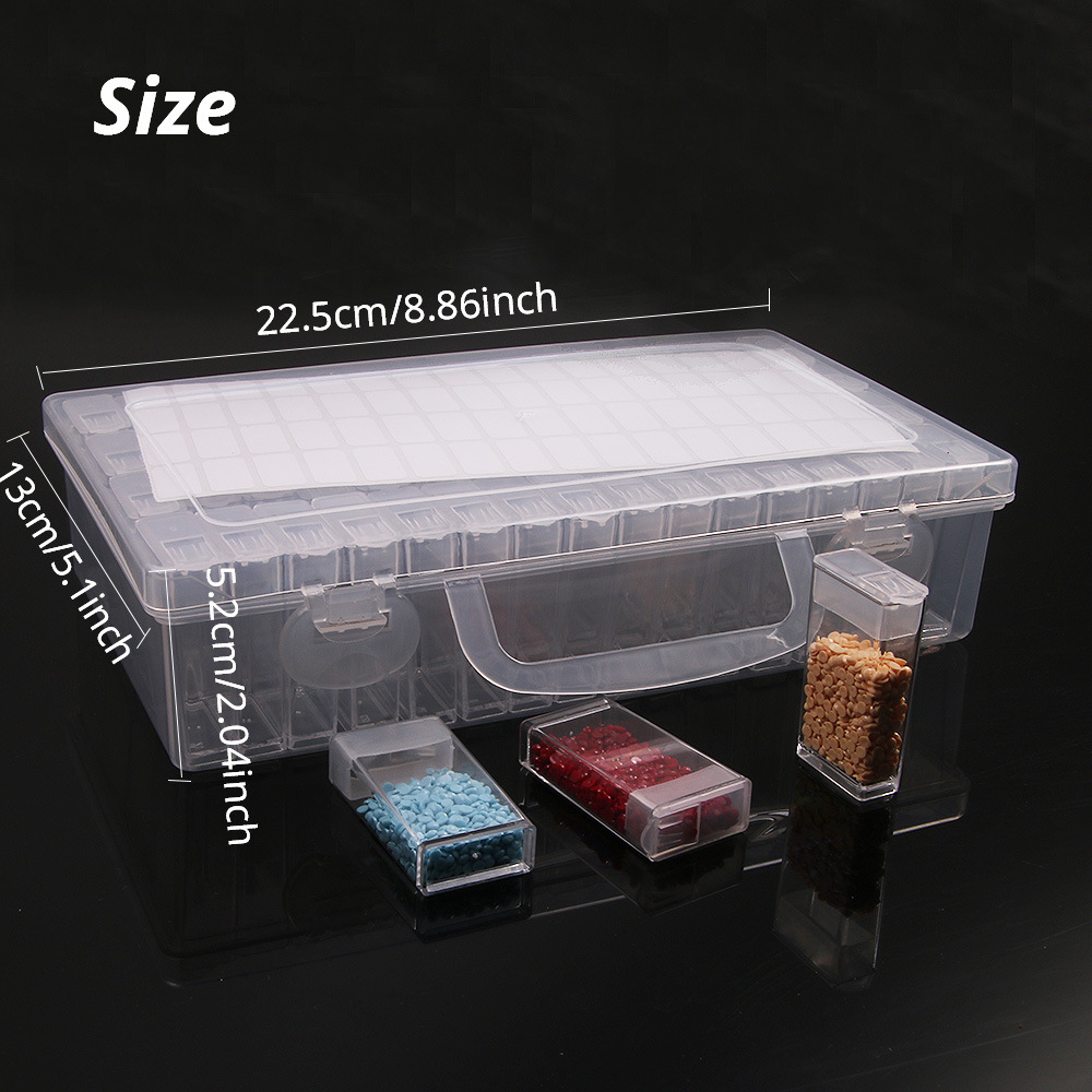 5D DIY Diamant Malerei Werkzeuge Zubehör Lagerung Box Container Diamant Stickerei Zubehör Bohrer Box Mosaik Container Fall